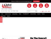Tablet Screenshot of globalbikes.info
